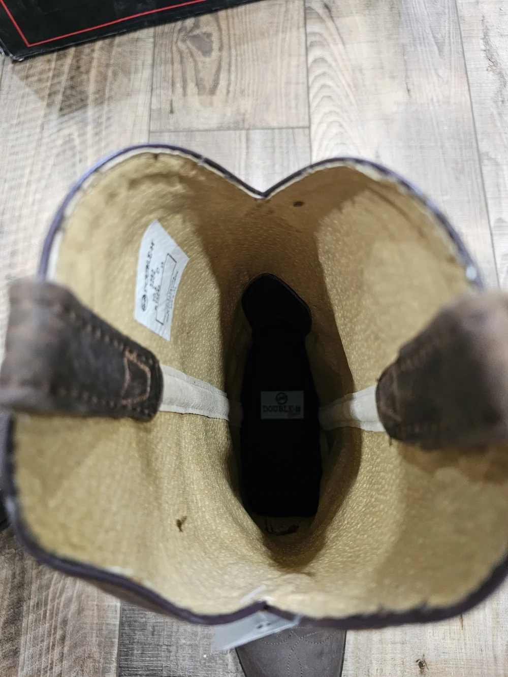 Double H 10.5 Western Work Boots Robert 3282 Brown 12" AG7 Mens NWT NEW Cowboy - Picture 14 of 16